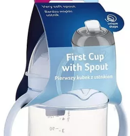 *Кружка-непроливайка Lovi 35/358 з носиком блакитна 150 мл