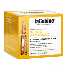 *Ампули LaCabine 5xPure Hyaluronic Висококонцентровані зволожувальні проти зморшок шкіри обличчя з 5 гіалуроновими кислотами 2 мл№10