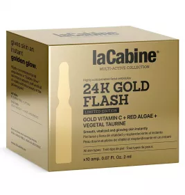 *Ампули LaCabine 24K Gold Flash Висококонцентровані з ефектом миттєвого сяяння шкіри обличчя 2 мл№10