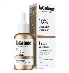 *Крем-сироватка LaCabine 10% Collagen Complex 2 in 1. для зволоження та пружності зрілої шкіри обличчя, 10% колагену 30 мл