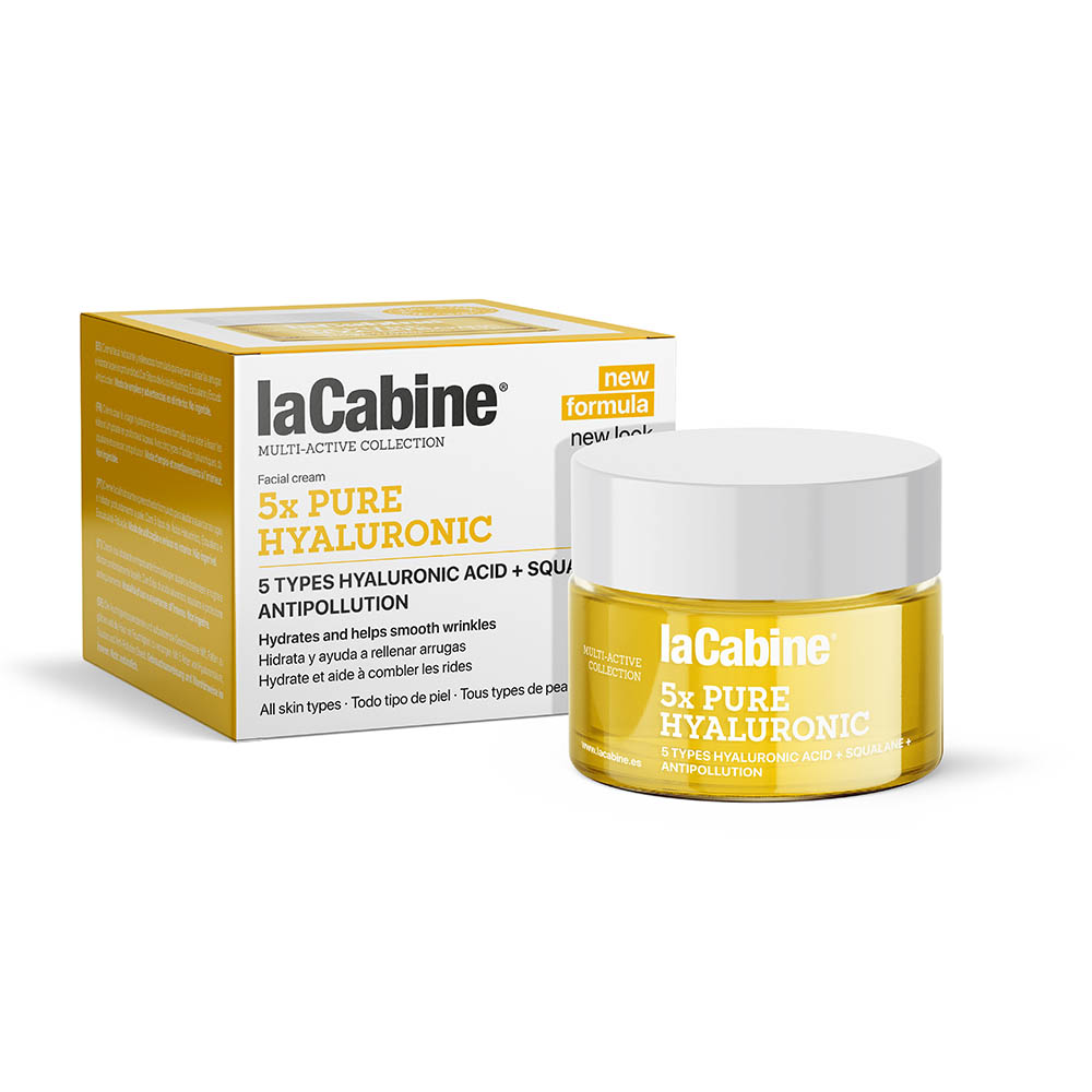 *Крем LaCabine 5xPure Hyaluronic. Зволожувальний проти зморшок шкіри обличчя з 5 гіалуроновими кислотами 50 мл
