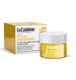 *Крем LaCabine 5xPure Hyaluronic. Зволожувальний проти зморшок шкіри обличчя з 5 гіалуроновими кислотами 50 мл