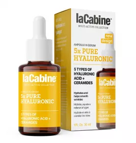 *Сироватка LaCabine 5xPure Hyaluronic. Висококонцентрована зволожувальна проти зморшок шкіри обличчя з 5 гіалуроновими кислотами 30 мл