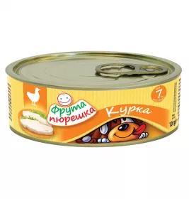 *Пюре Фрута Пюрешка Курка 120 г