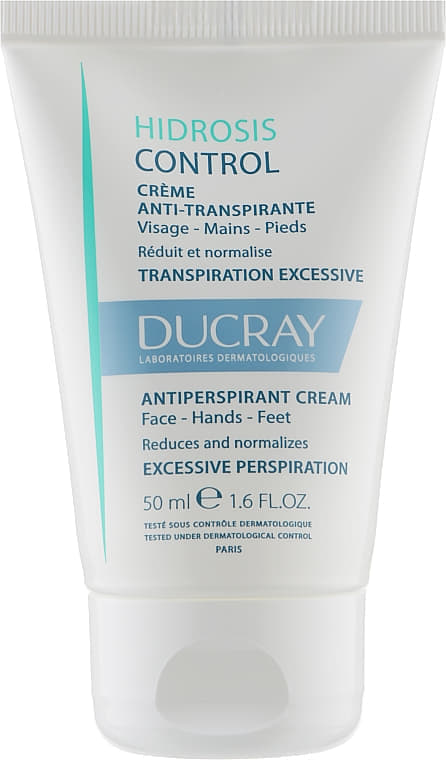 Крем-антиперспірант Дюкрей Hidrosis Control для обличчя, рук та ніг 50мл