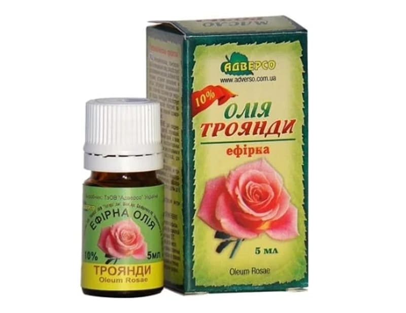 *Масло троянди 10% 5мл Адверсо