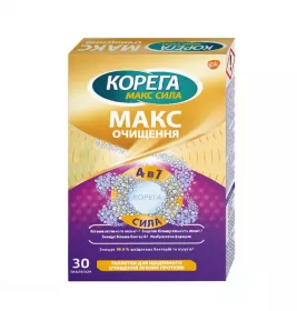 Таблетки Corega для очищення зубних протезів МАКС сила №30