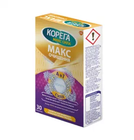 Таблетки Corega для очищення зубних протезів МАКС сила №30