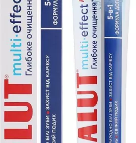 *Зубна паста Лакалут Мульті ефект плюс Глибоке очищення 75мл