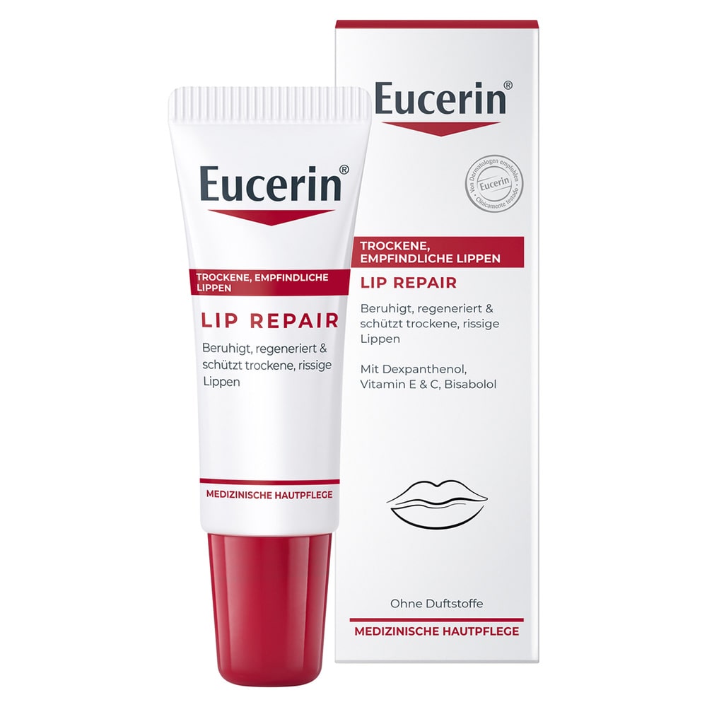 Бальзам Eucerin 63171 Успокаивающий и регенерирующий для сухих и чувствительных губ 10 мл Бальзам Eucerin 63171 Успокаивающий и регенерирующий для сухих и чувствительных губ 10 мл