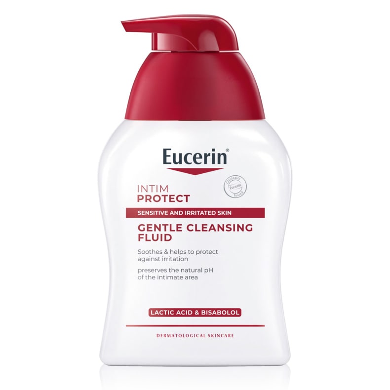 Средство Eucerin 63095 Для интимной гигиены с молочной кислотой и бисабололом 250 мл Средство Eucerin 63095 Для интимной гигиены с молочной кислотой и бисабололом 250 мл