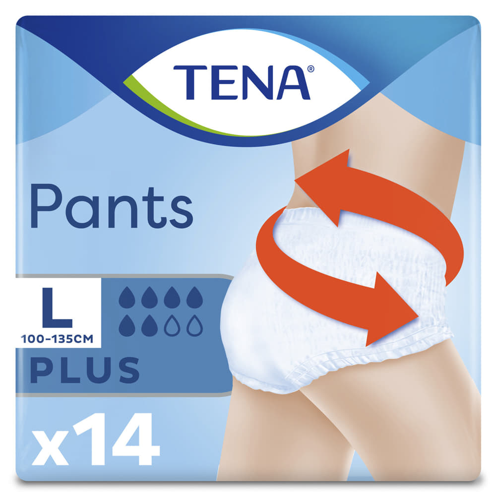 Трусики-подгузники TENA для взрослых Pants Plus Large №14 Трусики-подгузники TENA для взрослых Pants Plus Large №14