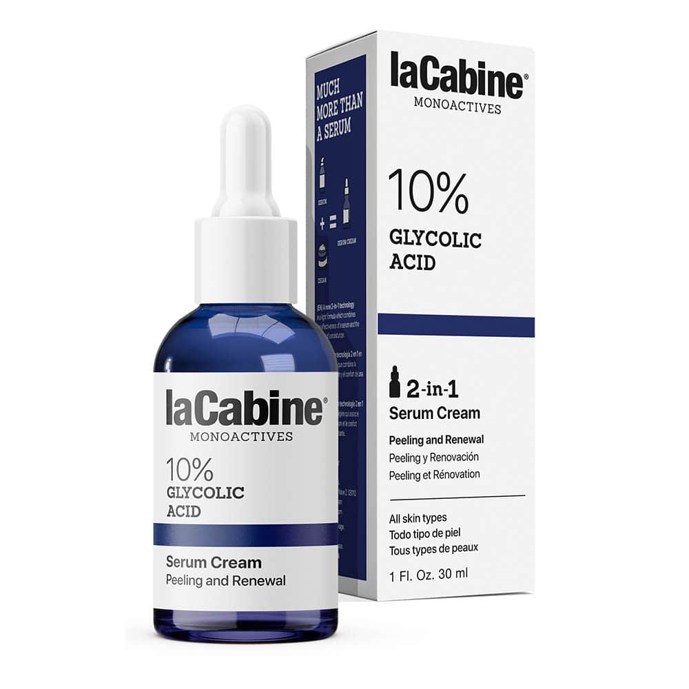 *Крем-сироватка LaCabine 10% Glycolic Acid 2 in 1 з відшел.еф.д/віднов. шкіри обличчя, 10% гліколевої кислоти 30 мл