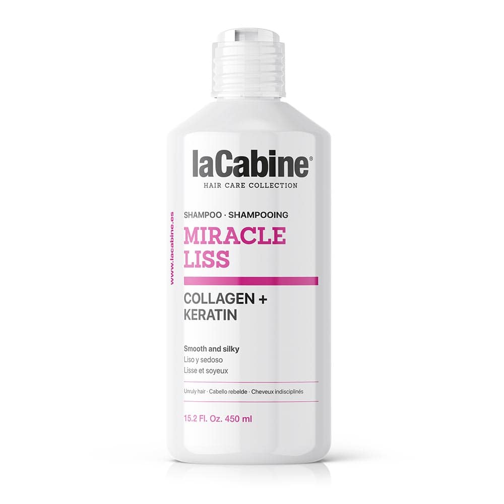 Шампунь LaCabine Miracle Liss с коллагеном и кератином для непослушных волос 450 мл Шампунь LaCabine Miracle Liss с коллагеном и кератином для непослушных волос 450 мл