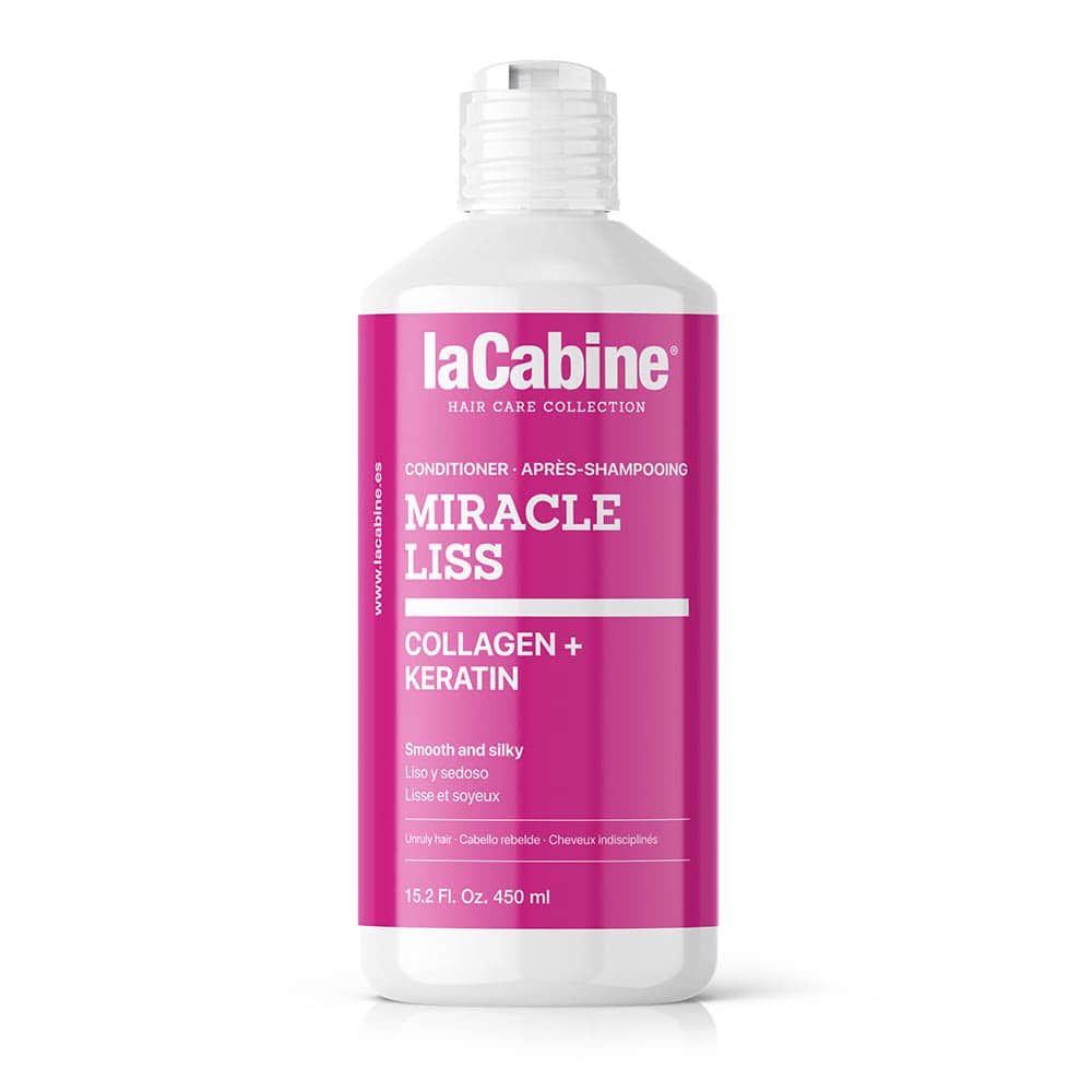 *Кондиціонер LaCabine Miracle Liss з колагеном та кератином для неслухняного волосся 450 мл