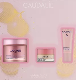 *Набір Caudalie Крем Кашемір (гель-крем для контуру очей 5мл, нічний крем 15мл, крем кашемір 50мл)