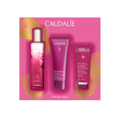 *Набір Caudalie Thé des Vignes (крем д/рук 30мл, гель д/душу 50мл, енергетична туал.вода, 50мл)