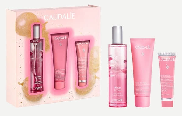 *Набор Caudalie Rose de Vigne (крем д/рук 30мл, гель д/душа 50мл, энергетическая туал. вода 50мл)
