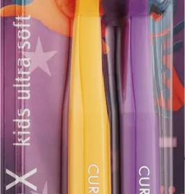 *Набор детских зубных щеток Curaprox UltraSoft Duo Superheroes Edition 2024,d 0,09 мм №2
