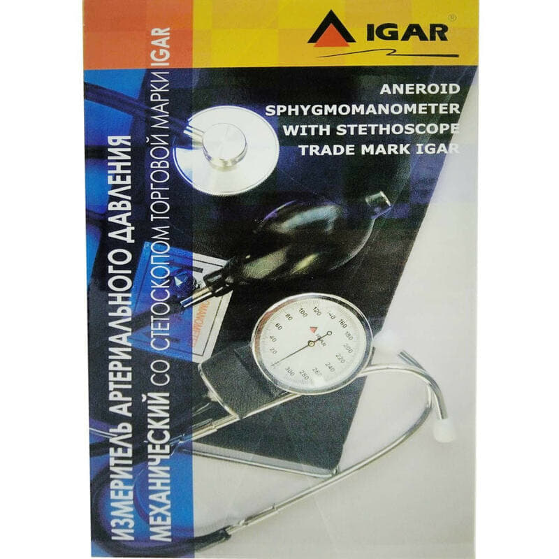 *Тонометр IGAR механічний зі стетоскопом