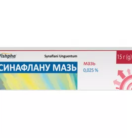 *Синафлана мазь 0,025% туба 15г Житомир ТМ А+