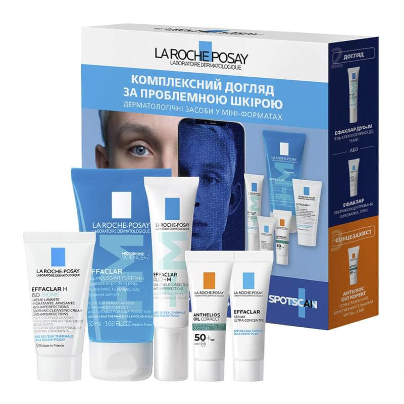 *Набір La Roche-Posay Effaclar Гель-мус 2024