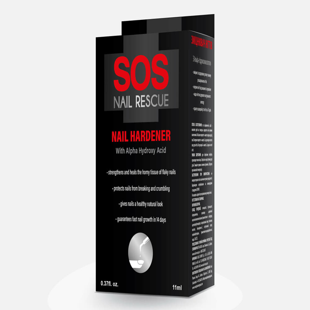 *Засію для нігтів Sos Nail Rescue укріплювач нігтів11мл