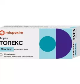 *Топекс табл. п/пл.об. 10мг №30 (10*3) Мікрохім