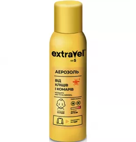 *Аерозоль від кліщів та комарів ExtraVel Kids для дітей від 2 років 100мл