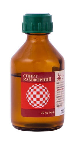 *Камфорний спирт 10% флак. 40мл Віола ТМ А+