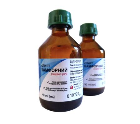 *Камфорний спирт 10% флак. 40мл Віола ТМ А+