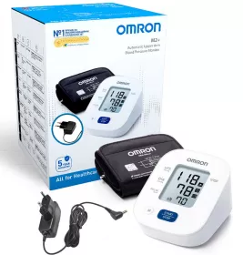 *Тонометр Omron M2 Plus (HEM-7146-Е) автоматический с сетевым адаптером HHP-CM01
