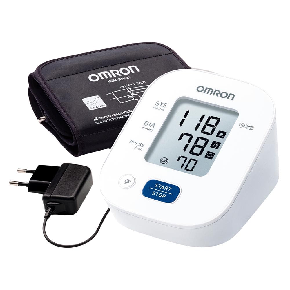 Тонометр Omron M2 Plus (HEM-7146-Е) автоматичний з мережевим адаптером HHP-CM01