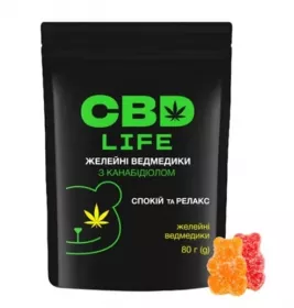 *Канабідіол CBD life Желейні ведмедики 80г