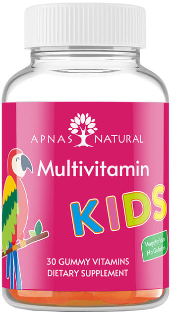 *Комплекс мультивіт. та мінералів д/дітей Apnas Natural паст. жув. №30