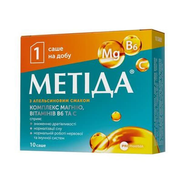 *Метида саше 6г №10 Апельсин