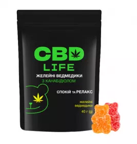 *Канабідіол CBD life Желейні ведмедики 40г