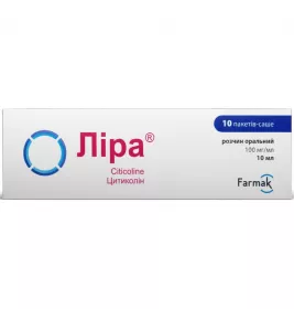 Ліра р-н д/орал. заст. 100мг/мл саше 10мл №10