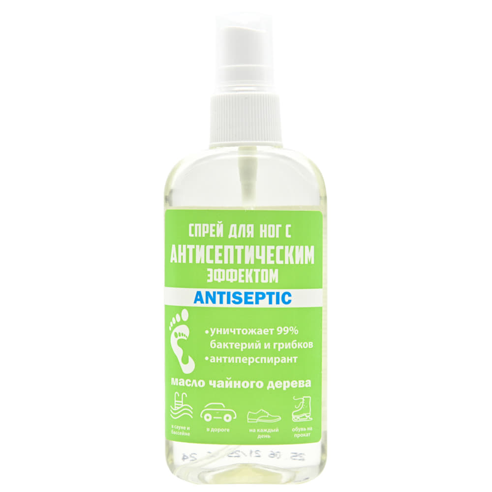 *Лосьйон для ніг антисептичний с маслом чайного дерева флак. 100мл