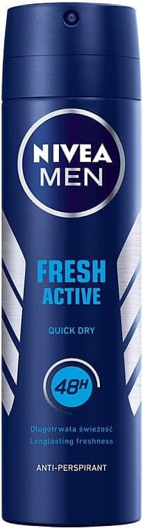 *NIVEA For men дезодорант спрей Активная свежесть 150мл *NIVEA For men дезодорант спрей Активная свежесть 150мл