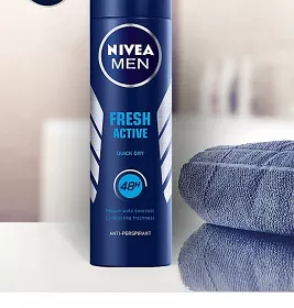 *NIVEA For men дезодорант спрей Активна свіжість 150мл