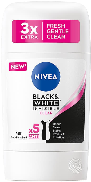 *NIVEA дезодорант стик Черное и Белое невидимый 50мл *NIVEA дезодорант стик Черное и Белое невидимый 50мл
