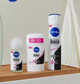 *NIVEA дезодорант стїк Чорне та Біле невидимий 50мл