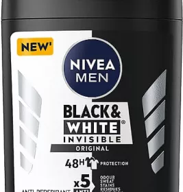 *NIVEA For men дезодорант стік Чорне та біле невидимий 50мл