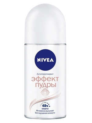 *NIVEA дезодорант-шарик Эффект пудры 50мл