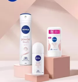*NIVEA дезодорант-шарик Эффект пудры 50мл