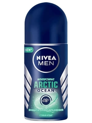 *NIVEA For men дезодорант-шарик Арктический океан 50мл *NIVEA For men дезодорант-шарик Арктический океан 50мл