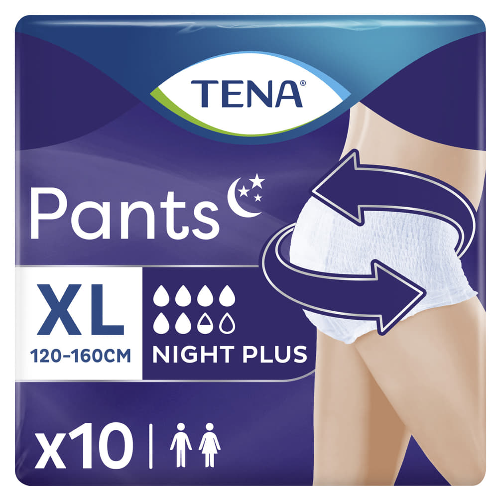 *Трусики-подгузники TENA Pants Plus Night XL №10 *Трусики-подгузники TENA Pants Plus Night XL №10