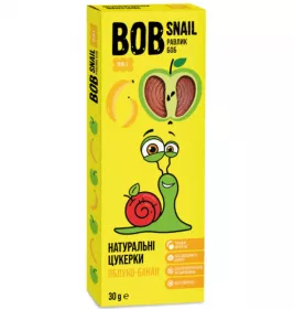 *Цукерки Равлик Боб Яблуко-банан 30г