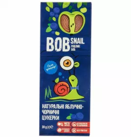 *Цукерки Равлик Боб Яблуко-чорниця 30г